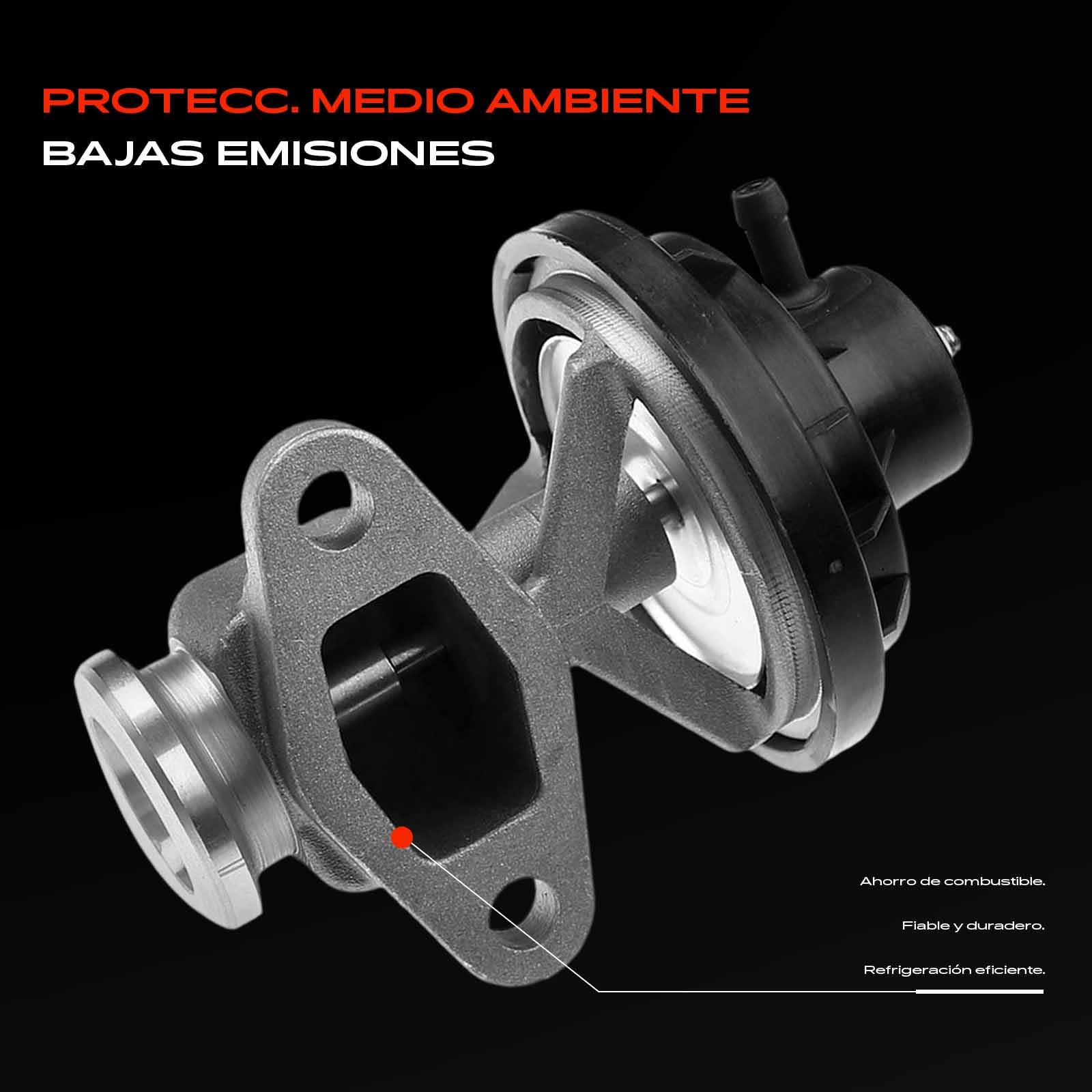 Frankberg Válvula EGR de recirculación de gases de escape 038131501AG | Compatible con: Polo 9A 9N, Golf IV Variante 1J5, Polo 6N1, C.a.d.d.y II MPV 9K9B, Polo Variant 6V5, Arosa 6H1