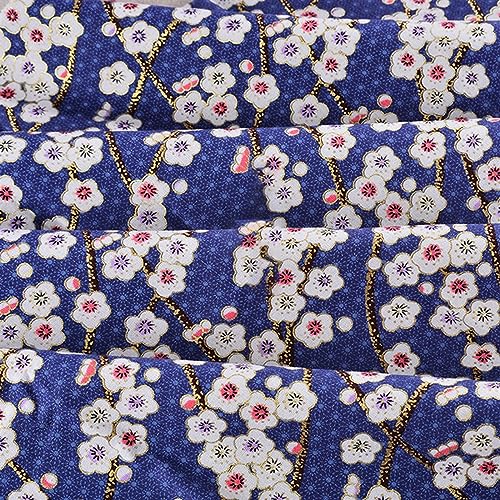 Tissu en coton japonais dore de qualité supérieure pour patchwork et haute couture