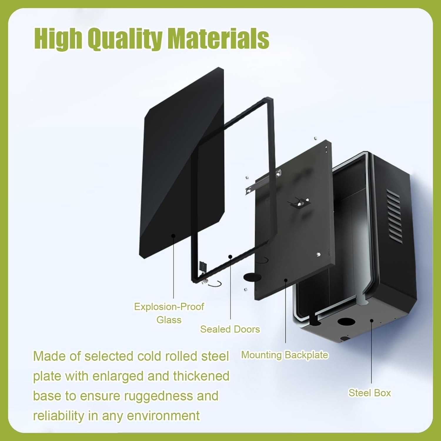 Caja protectora para cargador de vehículos eléctricos de Interior con cerradura, estuche para estación de carga de pared para accesorios de carga de vehículos eléctricos