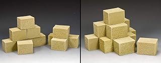 King & Country Ancient Egypt AE078 Ten Piece Egyptian Pyramid Sandstone Block Set 1:30 Mixed Media