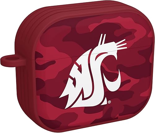 Miniatura 3 de AFFINITY BANDS Washington State Cougars Camo HDX - Funda compatible con Apple AirPods Generación 3
