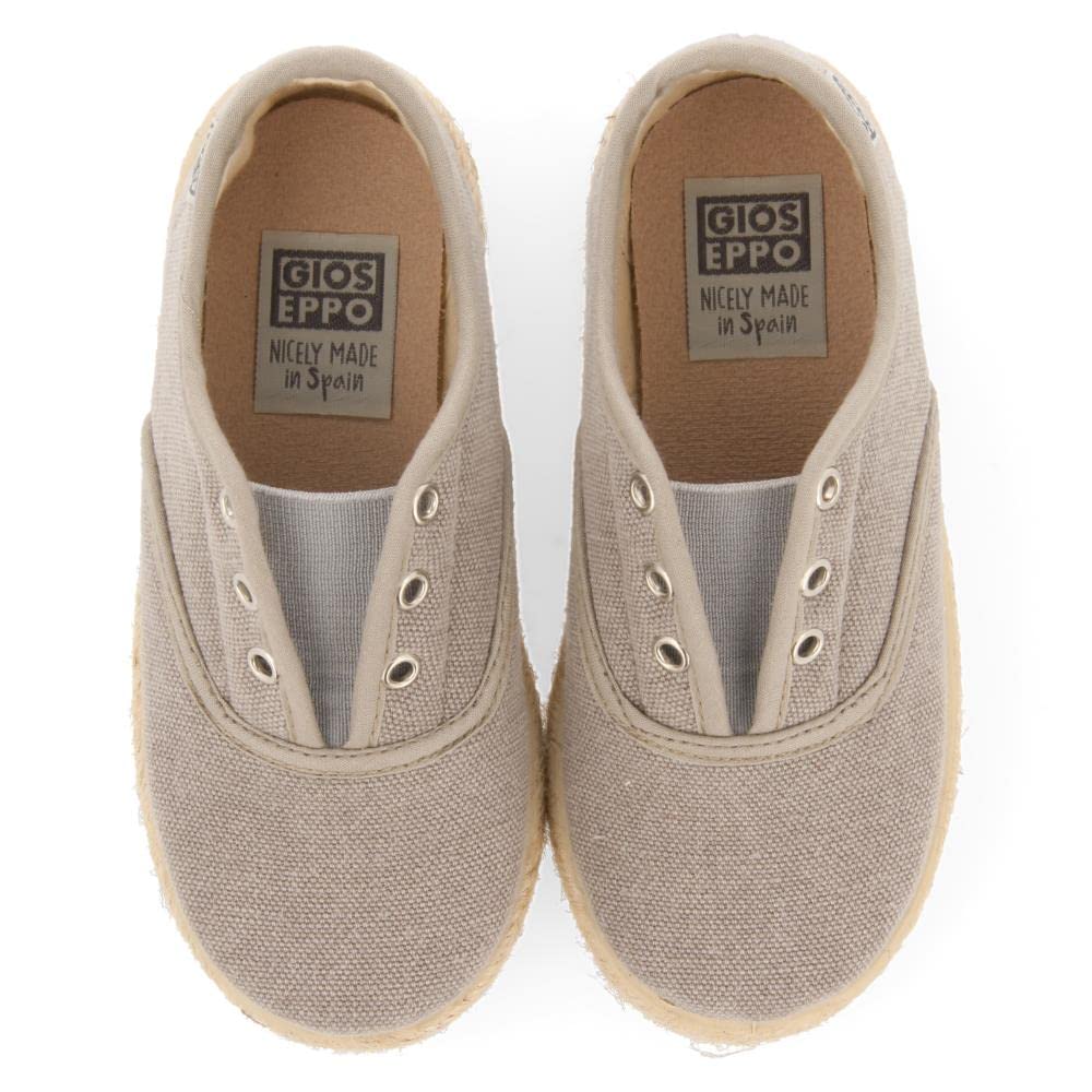 GIOSEPPO Espadrilles Grises de Type Oxford pour garçon farges