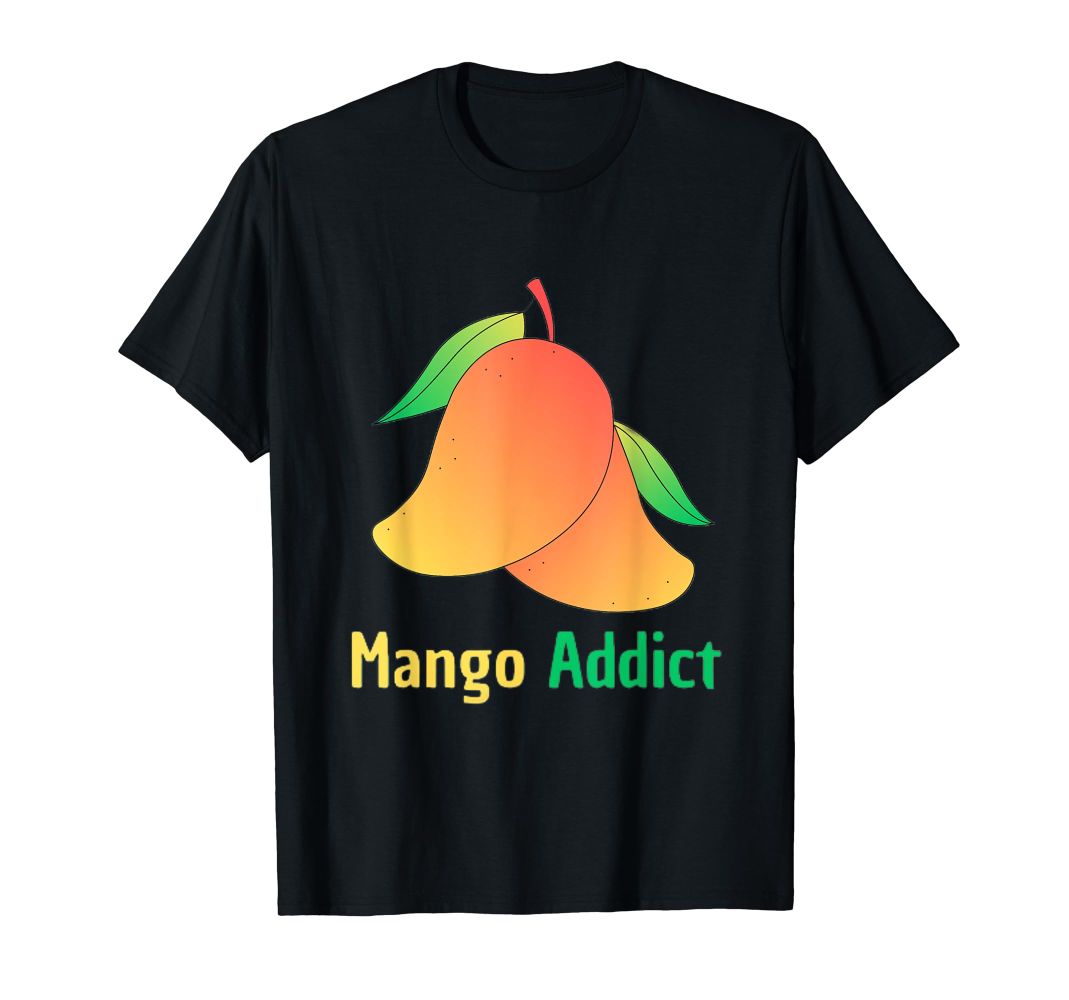Mango Addict Mangos Tropical Fruit Lover Mangoes Plant Tee T-Shirt