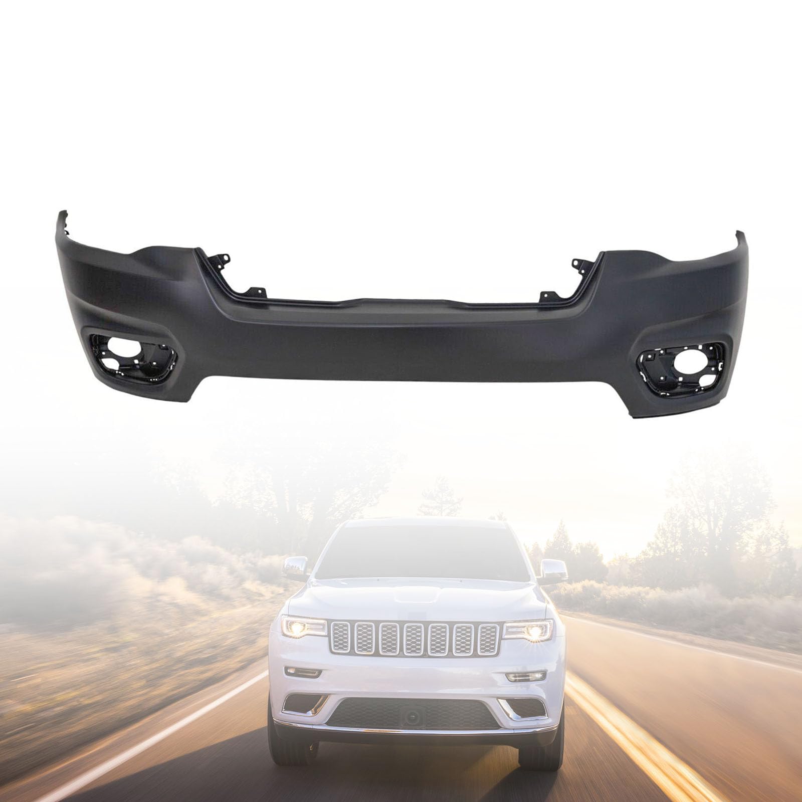 Amazon.com: Front Upper Bumper Cover Fascia Primed Compatible With