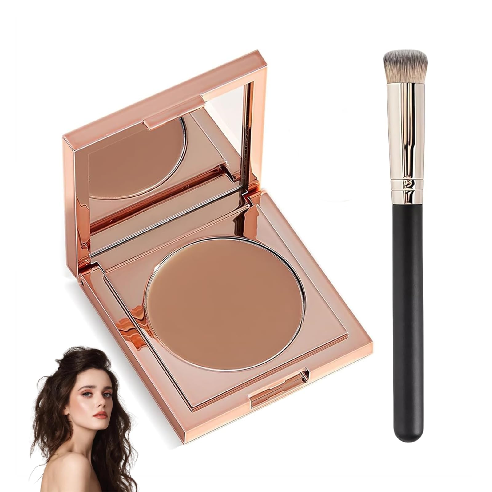 Accusly Colored Clay CC Undereye Corrector - Color Corrector for Dark Circles Hydrating Under Eye Concealer to Brighten