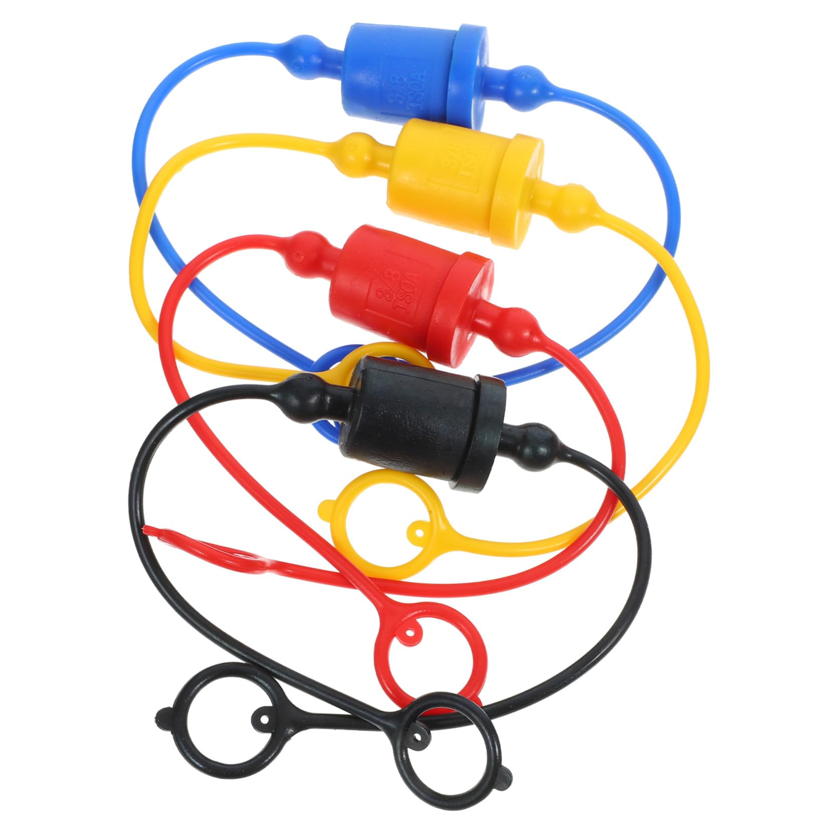 Tapas antipolvo para acoplamientos hidráulicos Mipcase en pack multicolor de 8 piezas