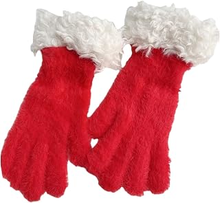 Manoplas De Punto Cálidas Guantes Coloridos De Felpa Para Dedos Empalmados Con Guantes De Invierno De Lana Enrollada Guantes De Esquí Para Ciclismo