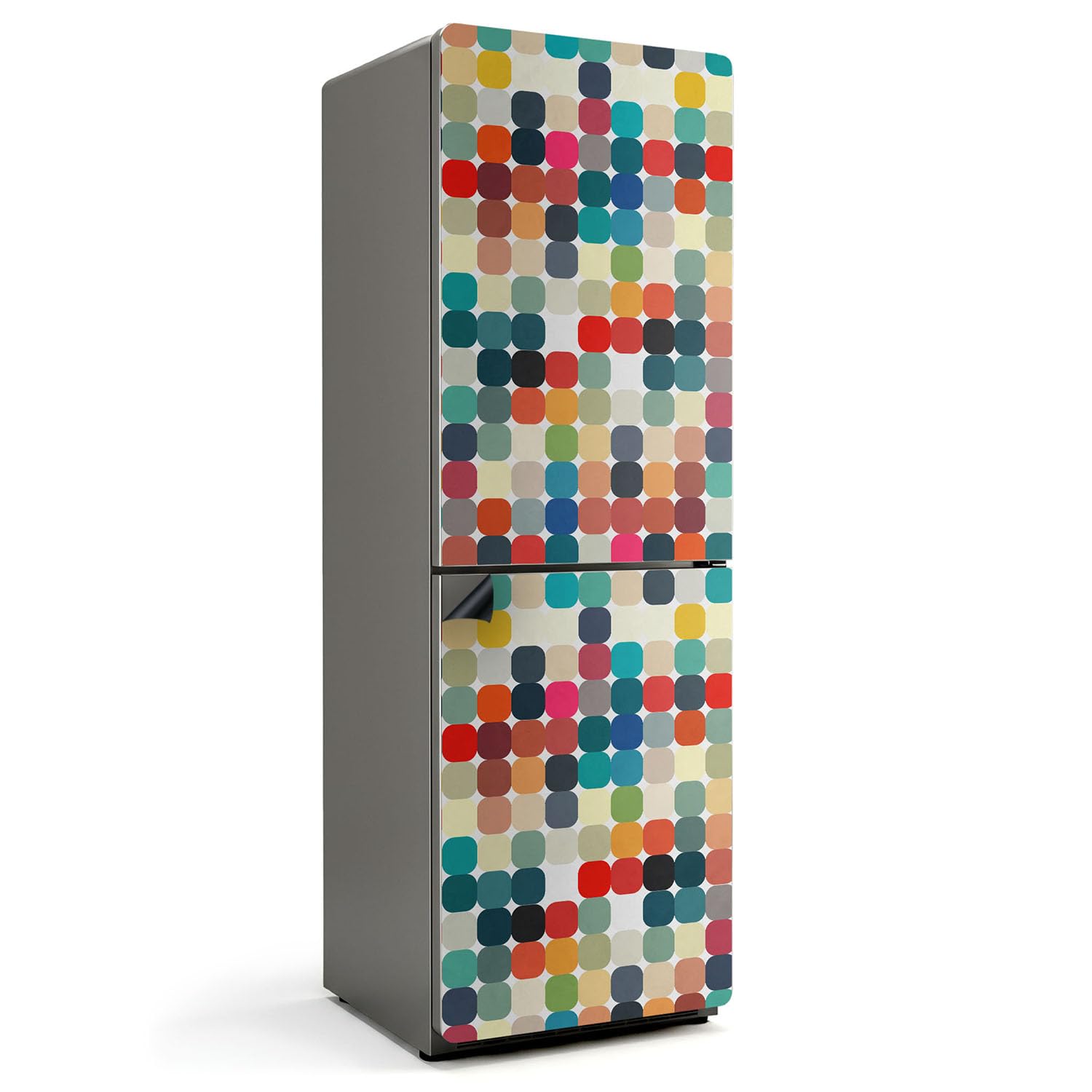 Tapis de cuisine 60x180 cm imperméable et mat à motifs colorés
