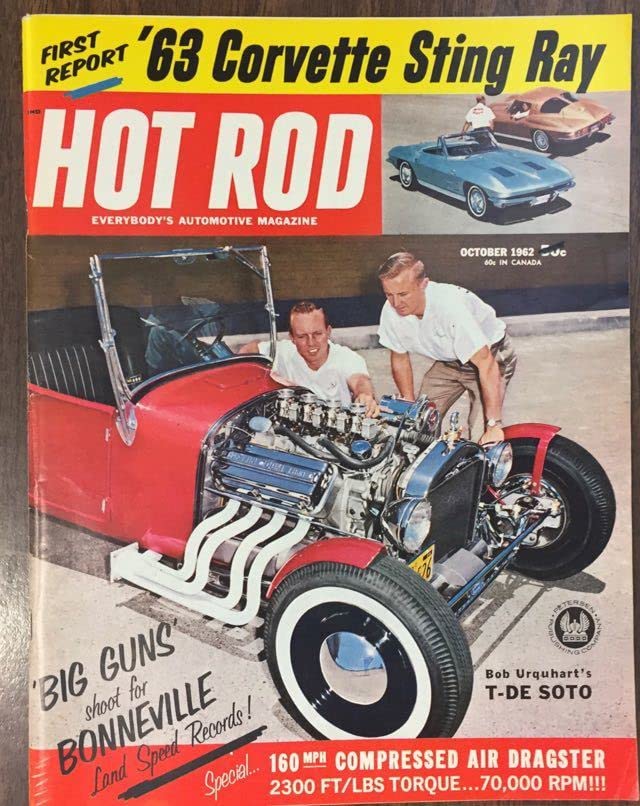 Amazon.co.jp: 1962年 HOTROD ホットロッド ヴィンテージ マガジン