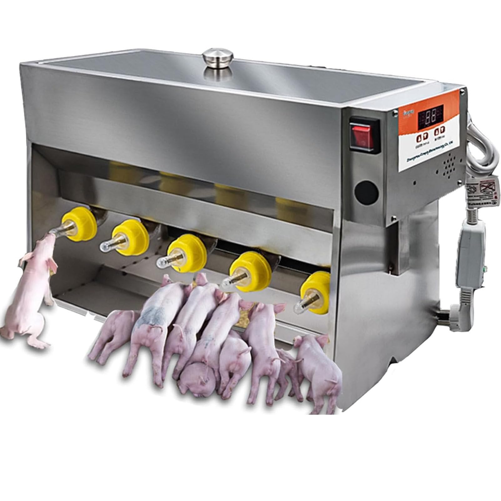 Alimentador automático de leche que evita el estrés de lactancia manual en ganado joven