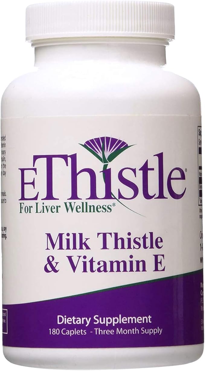 EThistle Liver Wellness Dietary Supplement, Milk Thistle