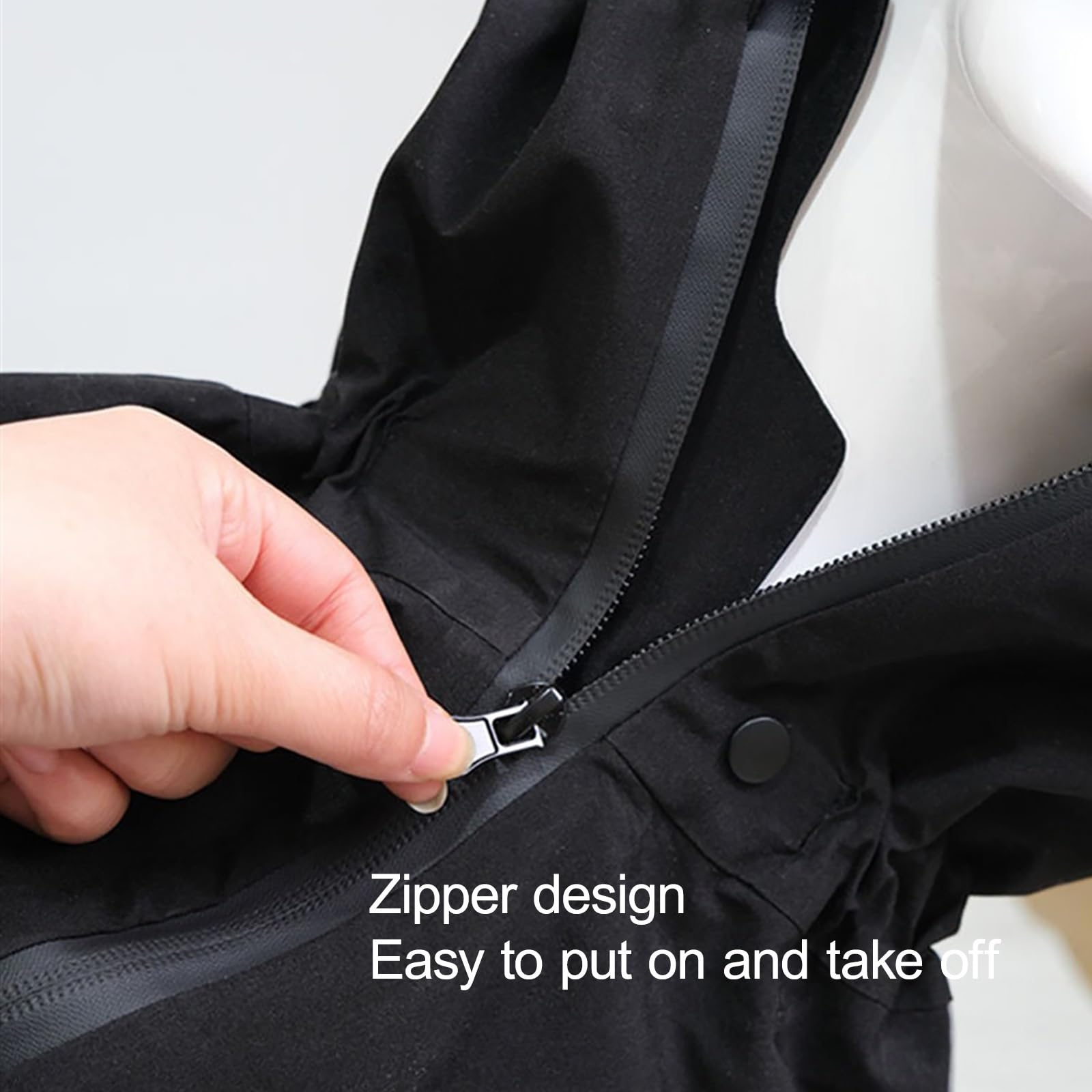 Impermeabile Cane Giacca A Pioggia/Acqua Impermeabile per Cani Giacca da Pioggia con Cappuccio Cappotto per Cani Impermeabile di Taglia Grande(Red,3XL+)
