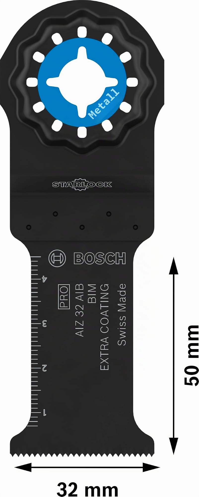 Bosch 10x PRO AIZ 32 AIB Blatt, 32 x 50 mm, 10-tlg.