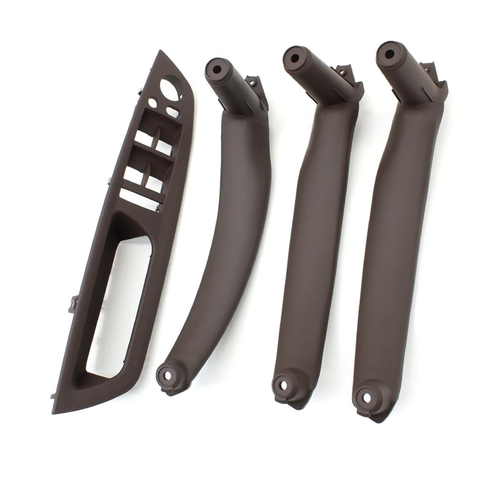 HTUHBCX Interior Door Handle for X5 for X6 E70 E71 2007-2013 LHD RHD 4PCS Set Inteior Door Pull Handle Kit Replacement Parts(LHD Set Moka)