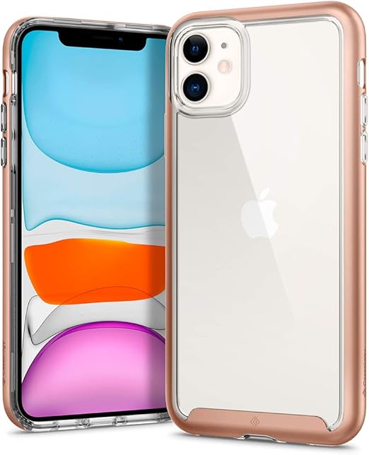 Clear and gold iphone 11 case Clearance