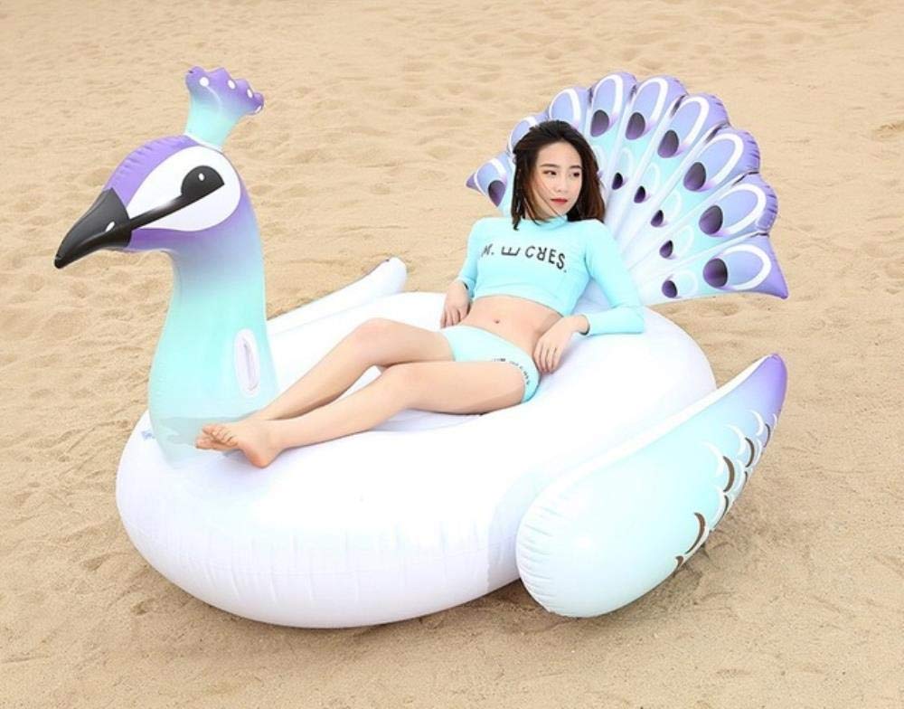 inflatable peacock pool