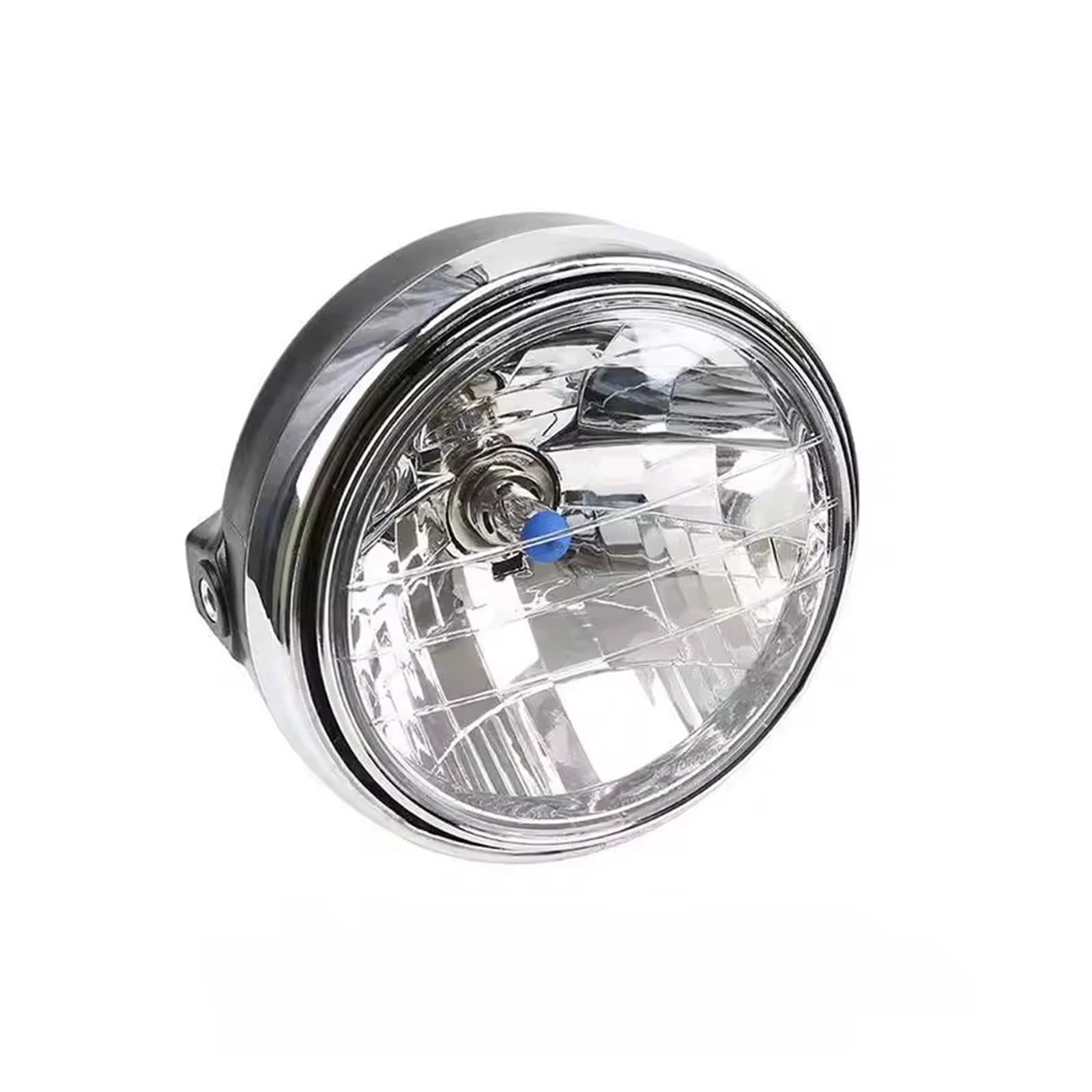 Motociclo Faro Per CB400 CB900 CB1300 Per Hornet 7" Pollici H4 LED Moto Faro Rotondo Faro Per Moto A LED 1 Pezzo(Bianco)