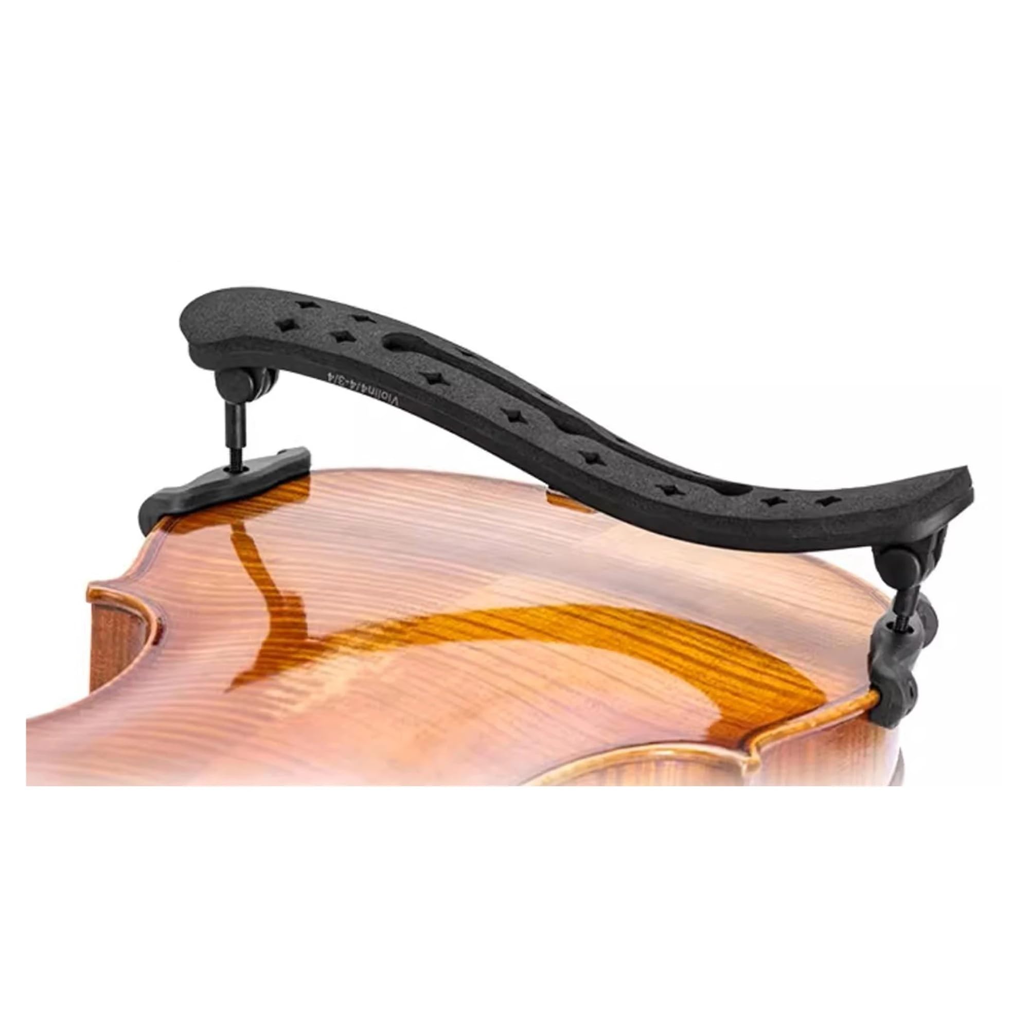 Poggiaspalla in fibra di carbonio for violino 4/4, resistente e leggero, design ergonomico for un facile trasporto