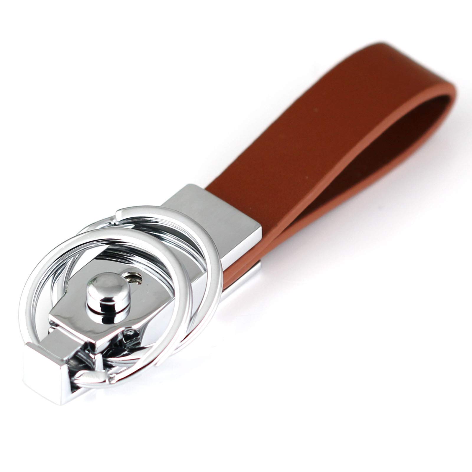 DONGKER Portachiavi Da Cintura EDC In Lega Di Zinco - Clip Con Doppio Anello Staccabile Uomo Donna - 5