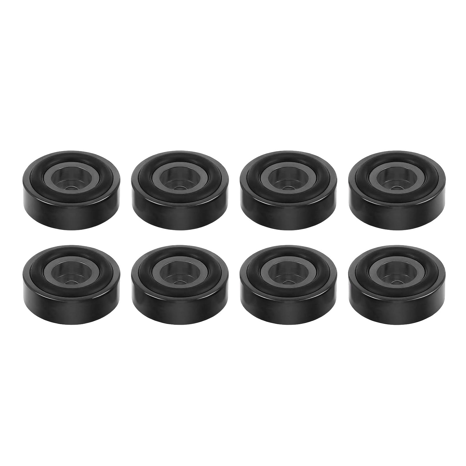 Buxuaaaa Black 8Pcs Metal Antislip Feet For Cutting Board Stable Wear Resistance For Professional Culinary Environment Cutting Board Pads Accessories Kitchen Accessories