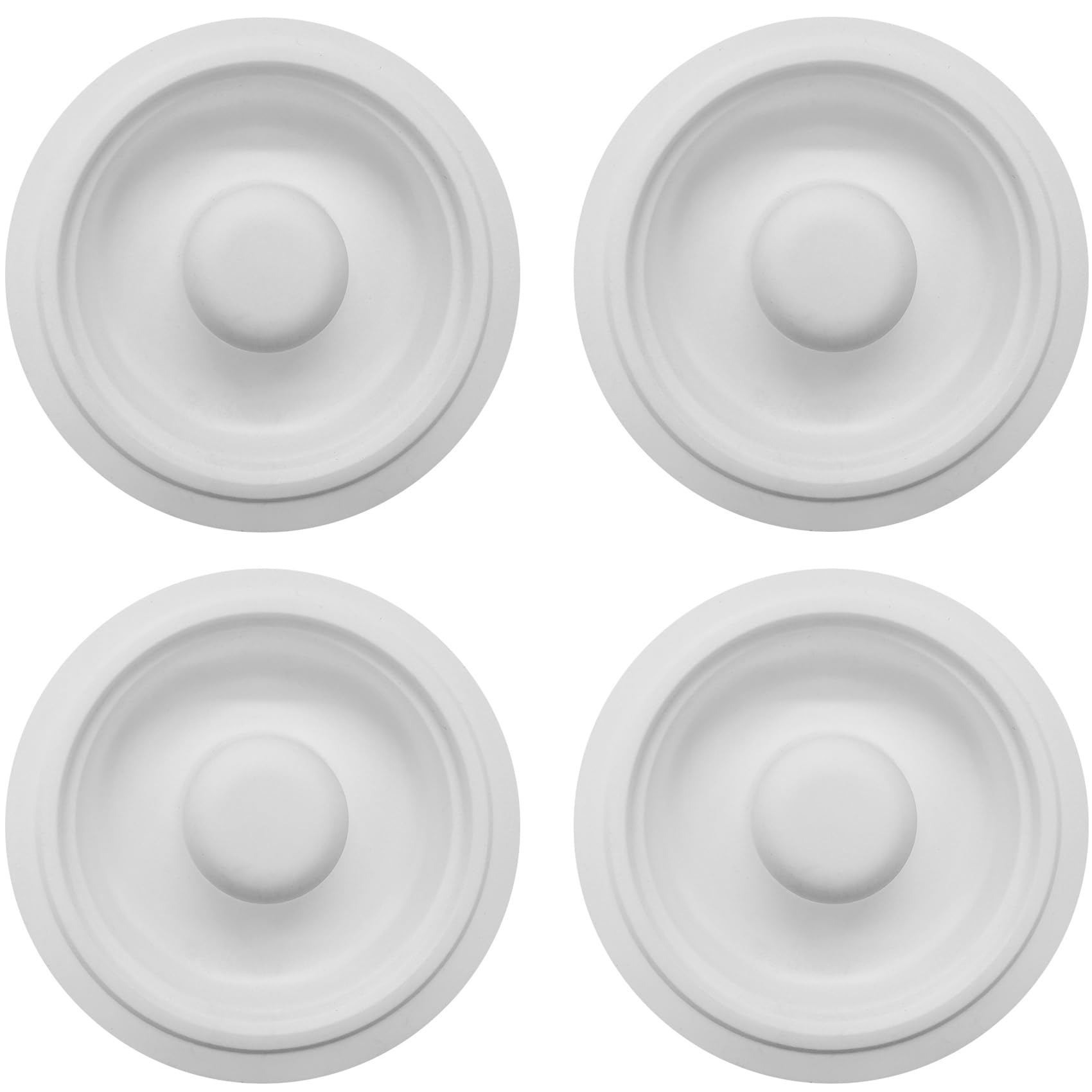 Replacement 4 Silicone Membrane/Diaphragm Compatible with Elvie Stride Wearable Breast Pump, Accessories Made by Durceler, Not Original Elvie Stride Pump Parts, Total 4PCS