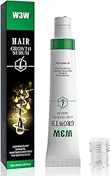 Soro para crescimento capilar, ampola orrenaturals Hair Revival 3% Rosemary Hair Growth Serum Roll On 30 ml de óleo de crescimento capilar para queda de cabelo e afinamento
