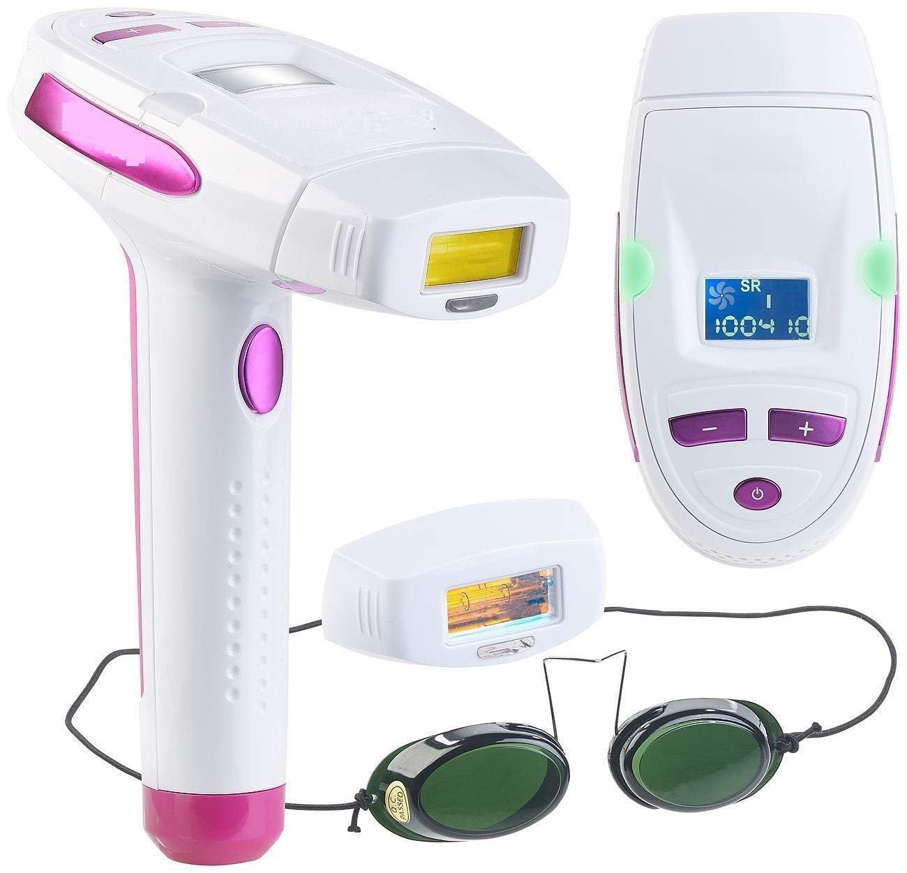 Lucario Laser Hair Removal for Women and Men, IPL Hair Removal 5 Levels 300000 Flashes At-Home Permanent Hair Removal, Pain free Hair Removal for Bikini Line Armpit Face Use