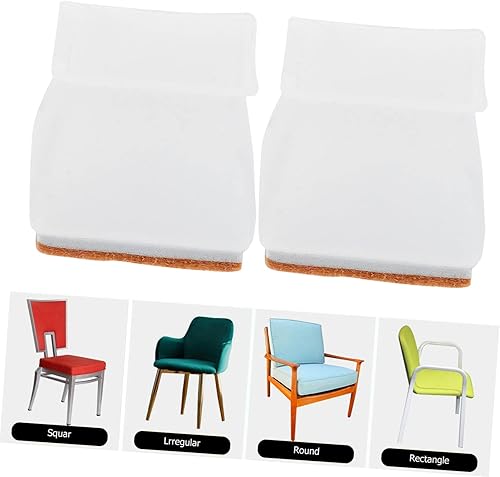 Miniatura 3 de DOITOOL 1 juego de 16 alfombrillas para mesa y silla, protectores de patas de muebles, protectores de pies para taburetes, tapas de patas de