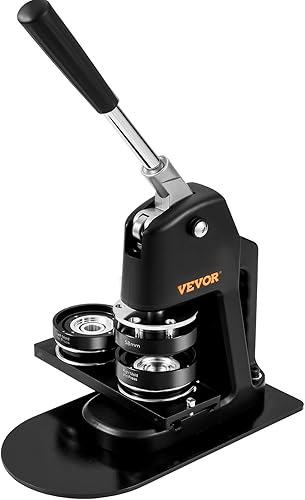 Miniatura 10 de VEVOR Máquina para hacer botones, varios tamaños de 1 + 2.25 pulgadas, kit de prensa de perforación de insignias, para niños, para hacer
