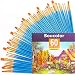 Acrylic Paint Brush Set, 6 packs/60pcs Nylon Hair Brushes for All Purpose Oil Watercolor Painting Artist Professional Kits