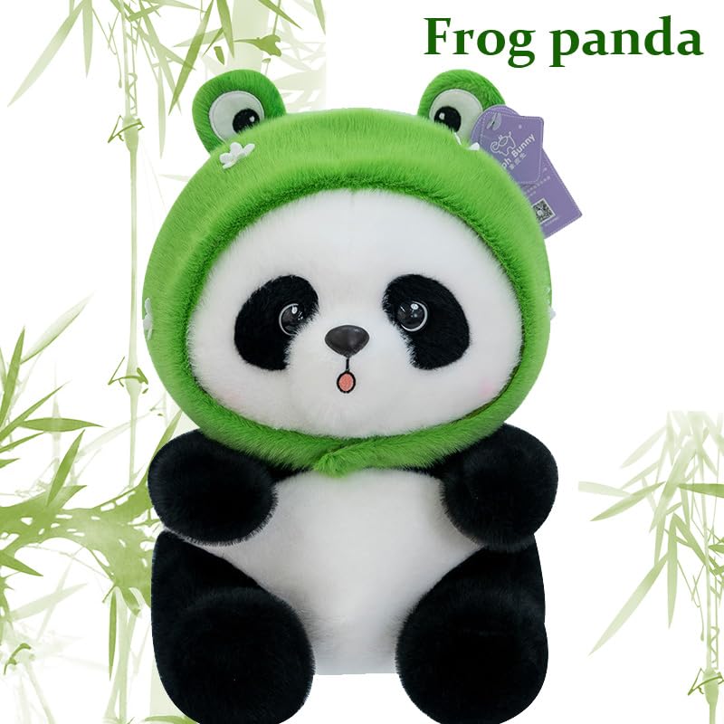 Ultra miękka żaba Panda pluszowe zabawki emocjonalne uzdrowienie na żądanie pluszowa lalka dla zwierząt kojąca sen emocjonalna zabawka towarzysząca do salonu w sypialni 45cm