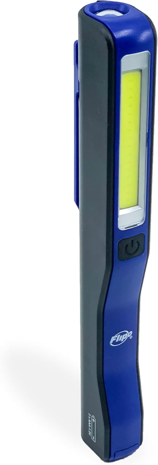 Flipo Maximus Dual LED Cliplight in blue color.