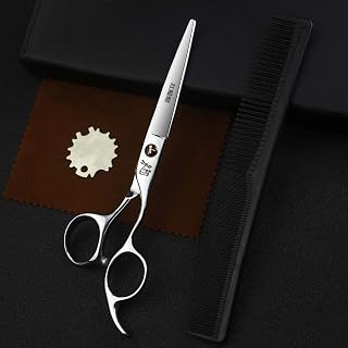 Tesoura de barbeiro especial importada para salão de beleza tesoura de cabeleireiro profissional de 6 polegadas estilista de cabelo pessoal ferramenta de corte de franja