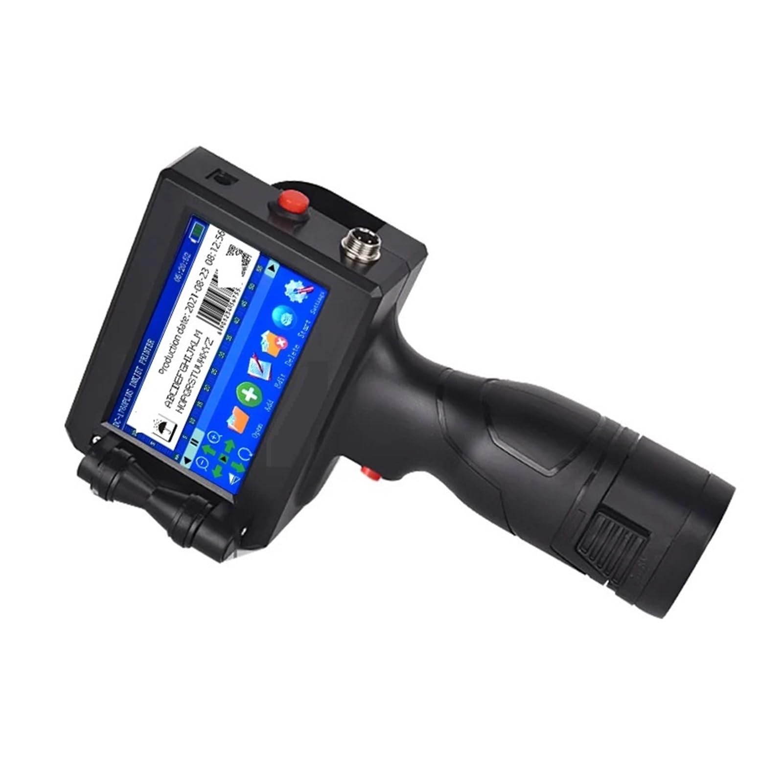 Imprimante jet d'encre portable 25.4 mm HD noire pour marquage multi-surfaces