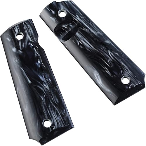 Miniatura 5 de Cool Hand 1911 Puños para Kimber, Colt, Rock Island, Springfield, Tauru, perla sintética altamente pulida, tamaño completo (gobiernocomandante),