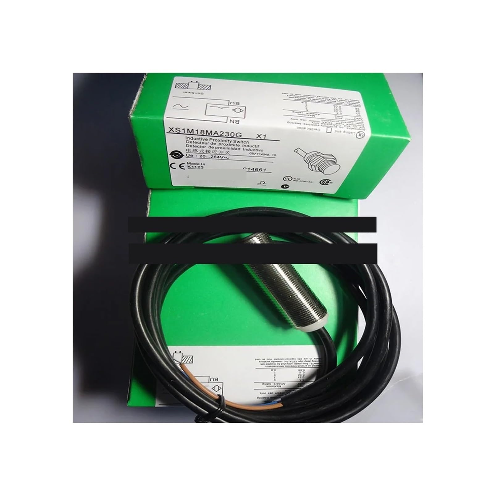 Détecteur XS1M18MA239 capteur de proximité inductif Schneider M18 pour automatisme