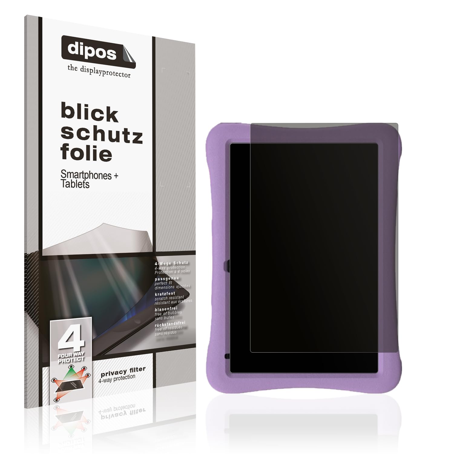 dipos Pellicola Privacy per plimpton PlimPad Kids20 10 Zoll