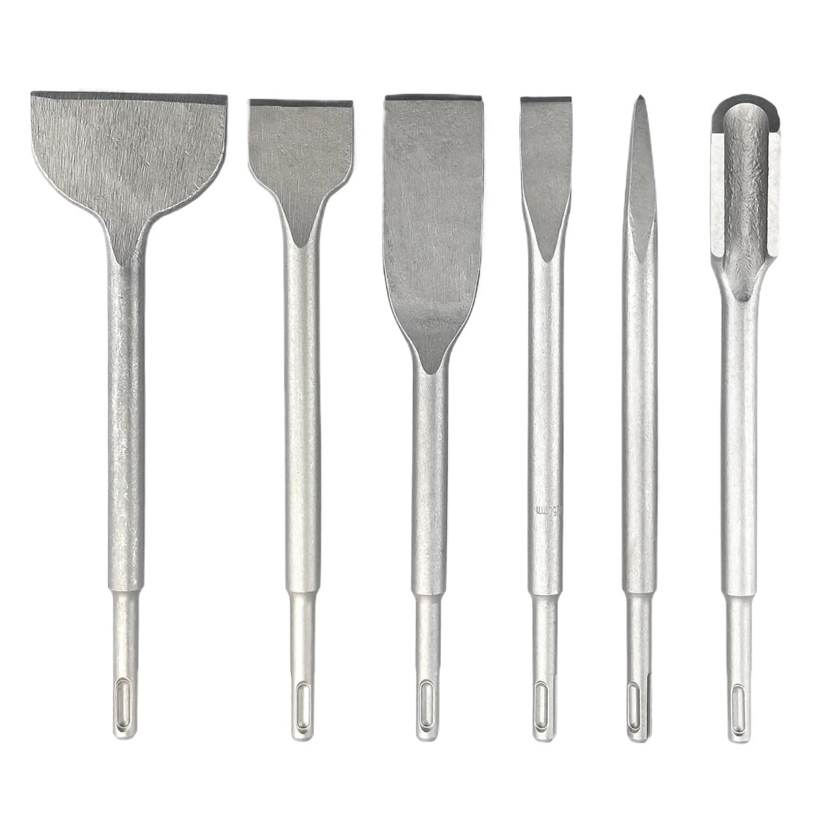 Set di Scalpelli Set di scalpelli con Gambo for Trapano a percussione, scalpello Piatto, Utensili for muratura for Cemento, Mattoni, Muro, Roccia, 250 mm(3PCS Chisels)