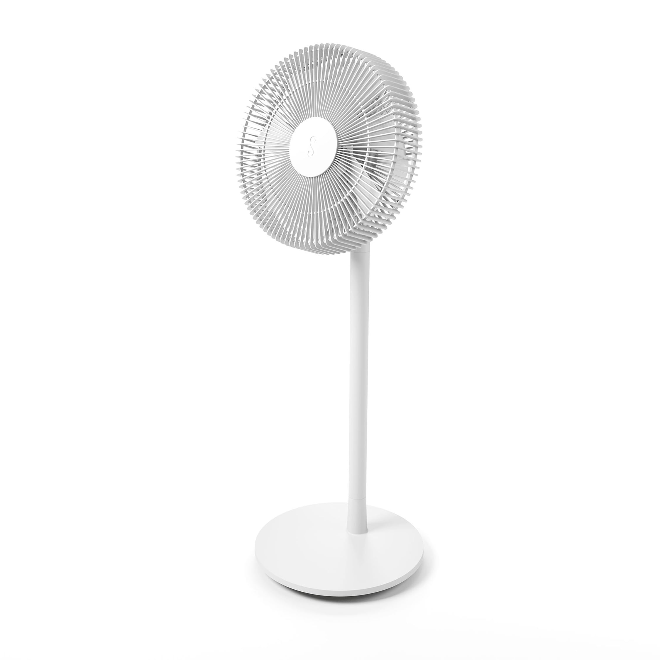 Stadler Form Finn Fan Floor and Table Fan with Remote Control, Swivel Function, 8 Speeds, Timer from 1 to 8 Hours, Quiet and Energy Efficient, White