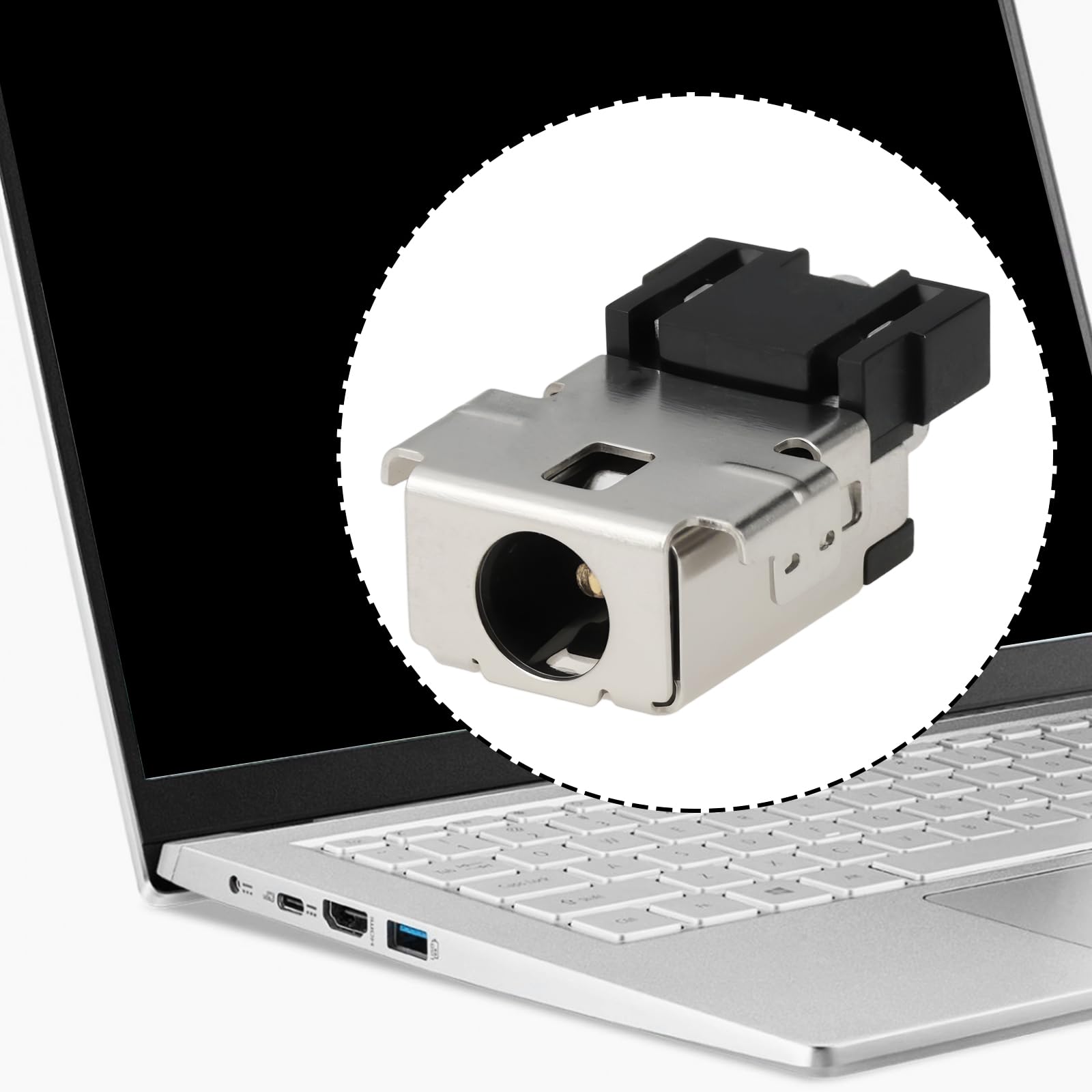 2X Presa di Corrente DC Jack Connettore di Ricarica Compatibile con Acer Swift 3 SF314-43 SF314-57