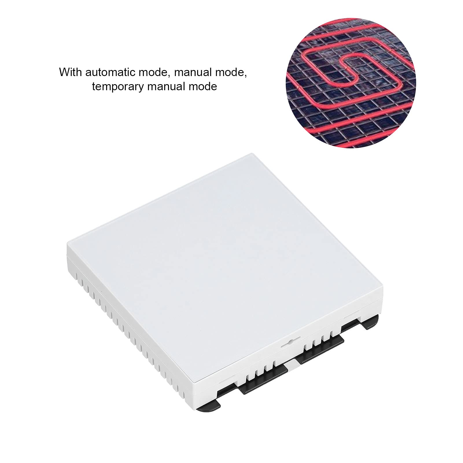 Generic Termostato di Riscaldamento Programmabile con Connessione WiFi per Termoregolatore Bianco (16A collegato al riscaldatore elettrico 90-240 V)
