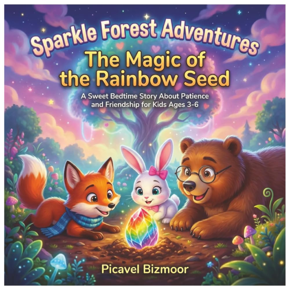 Sparkle Forest Adventures : The Magic of the Rainbow Seed: A Sweet Bedtime Story About Patience and Friendship for Kids Ages 3-6