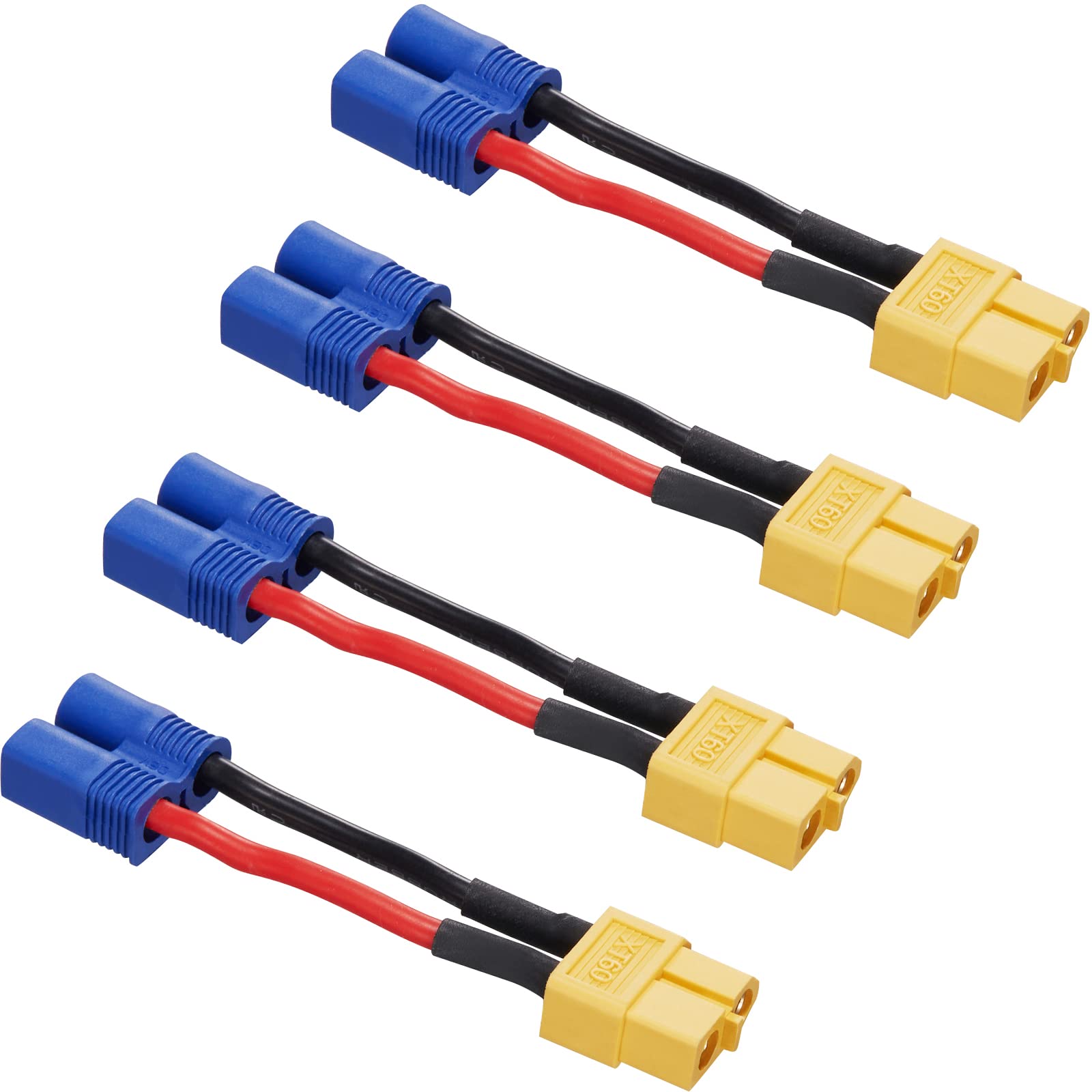 EC3 Male to XT60 Female Connector Adapter,XT60-EC3 Extension Cable