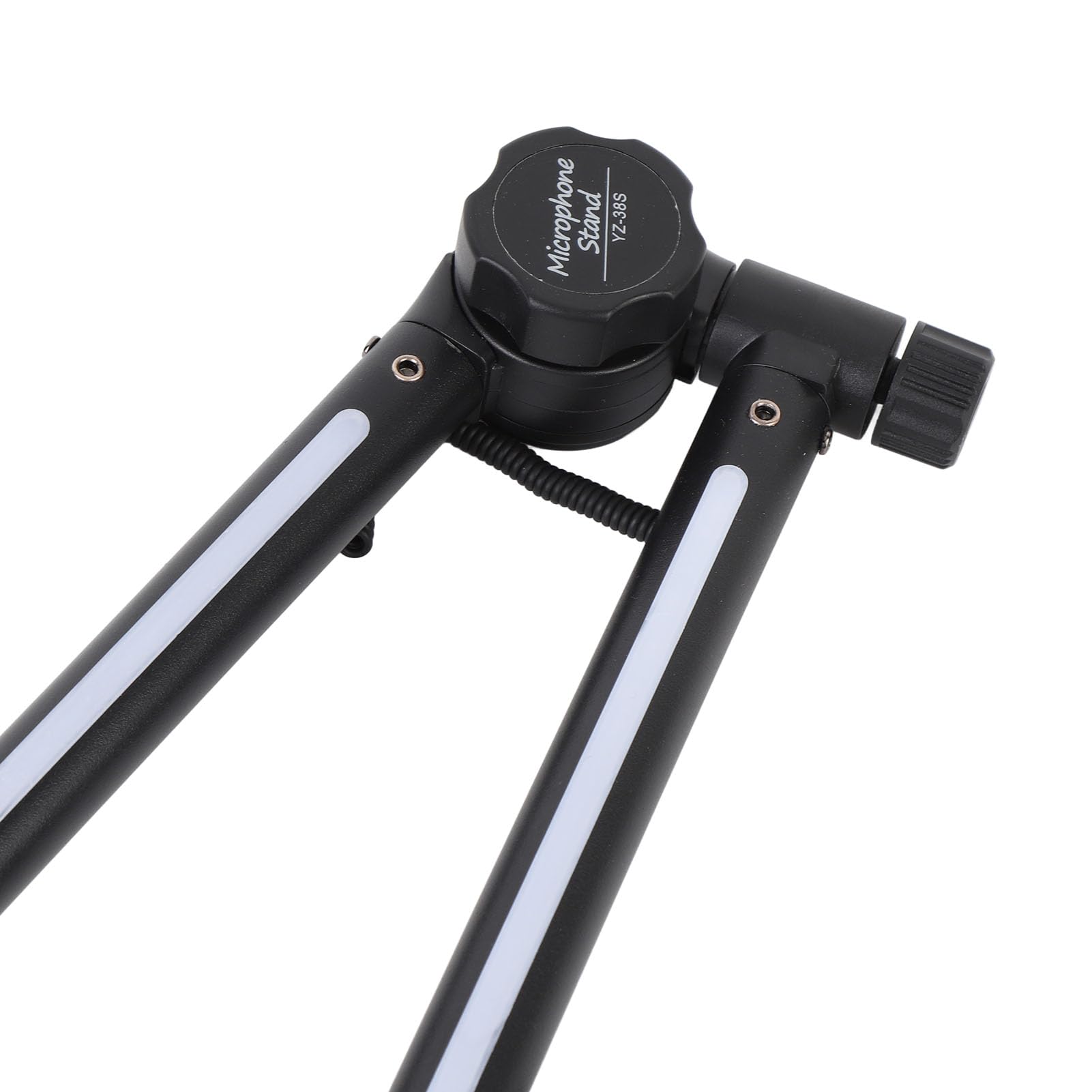 KIMISS Support de Microphone à Bras de Perche RVB avec Rotation Réglable et Flexible à 360 Degrés pour les Jeux en Direct et le Streaming, 22 Modes de Couleur