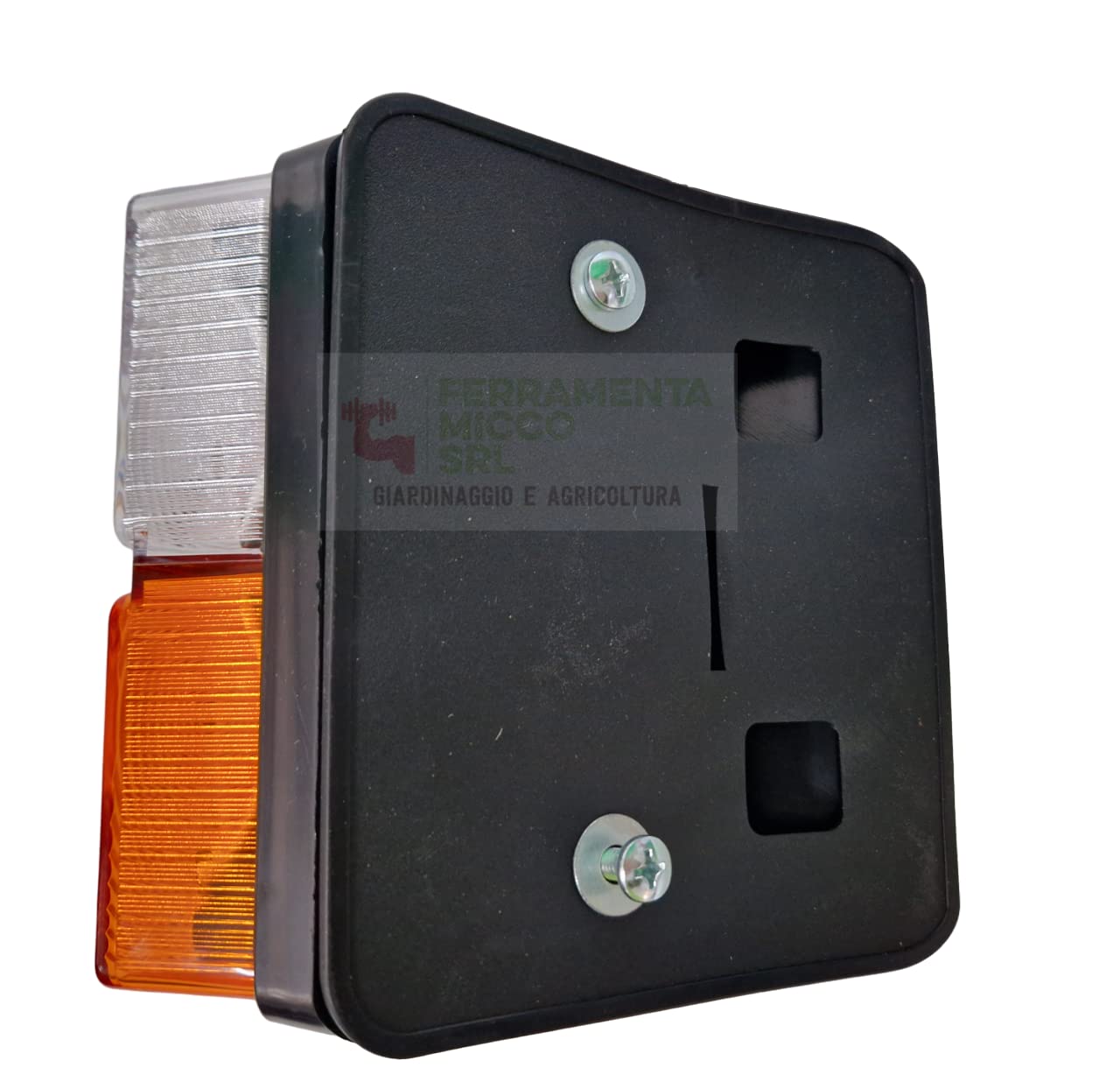 AMA Imel Fanale anteriore destro per trattore 12V: Fanale con luci di posizione e di direzione, Compatibile con diversi modelli di macchine agricole Ford