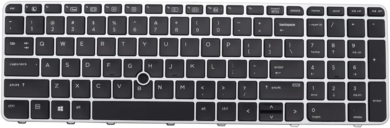 New Backlit Laptop Keyboard Replacement for HP Elitebook 850 G3 G4 755 G3 G4 Zbook 15u G3 G4 821157-001 821195-001 836623-001 819899-001 SN9145BL 831-00323-00A