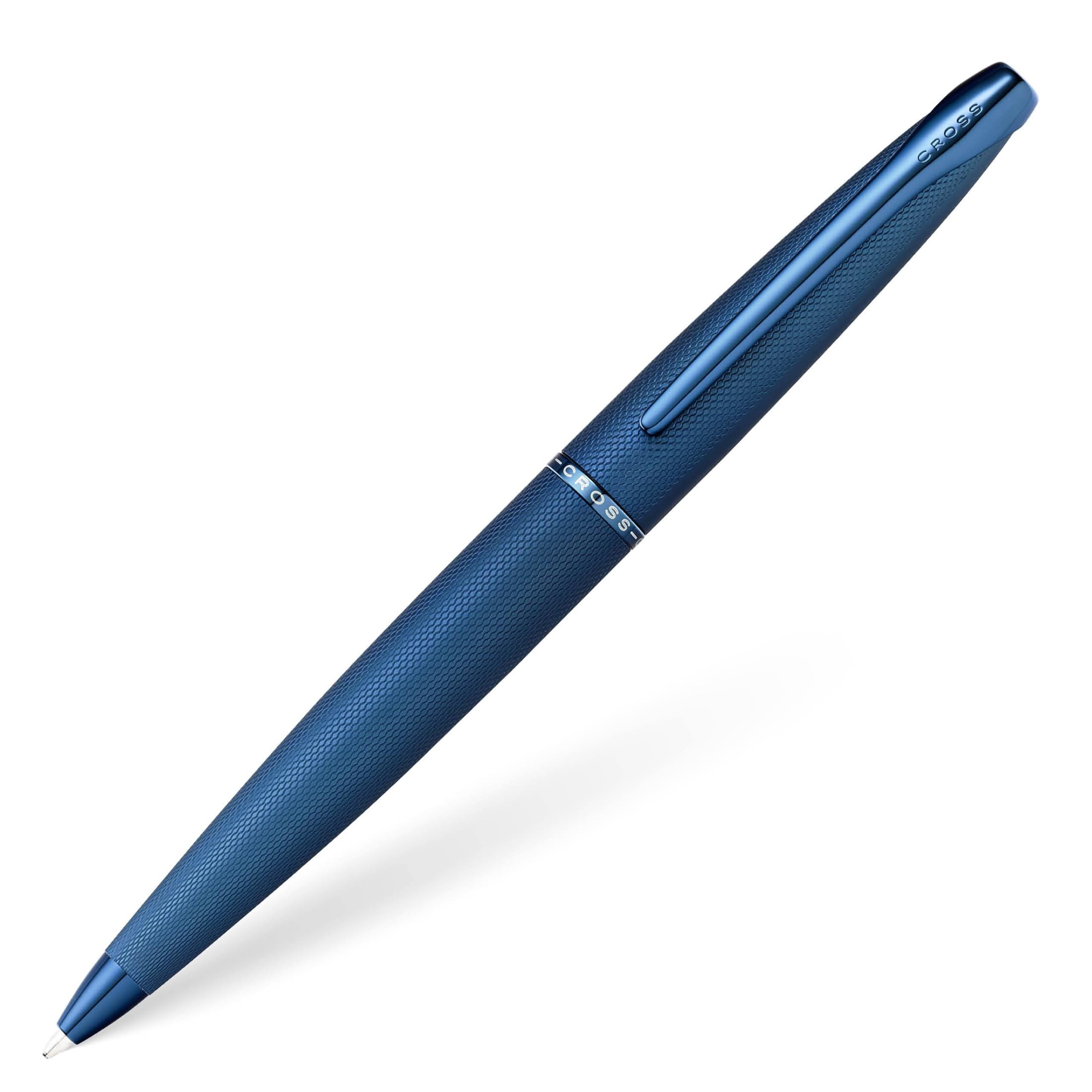 Amazon.com : Cross ATX Sandblasted Dark Blue Ballpoint Pen