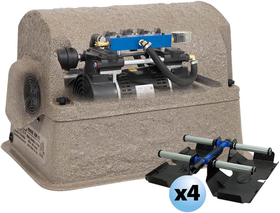 Airmax Pond Series Pond & Lake Aeration, PS40 System, 230V, 400' 3/8" EasySet Airline