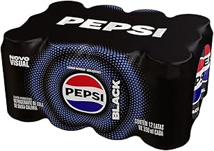Refrigerante Pepsi Zero BLACK, Lata 350Ml Pack (12 Unidades)