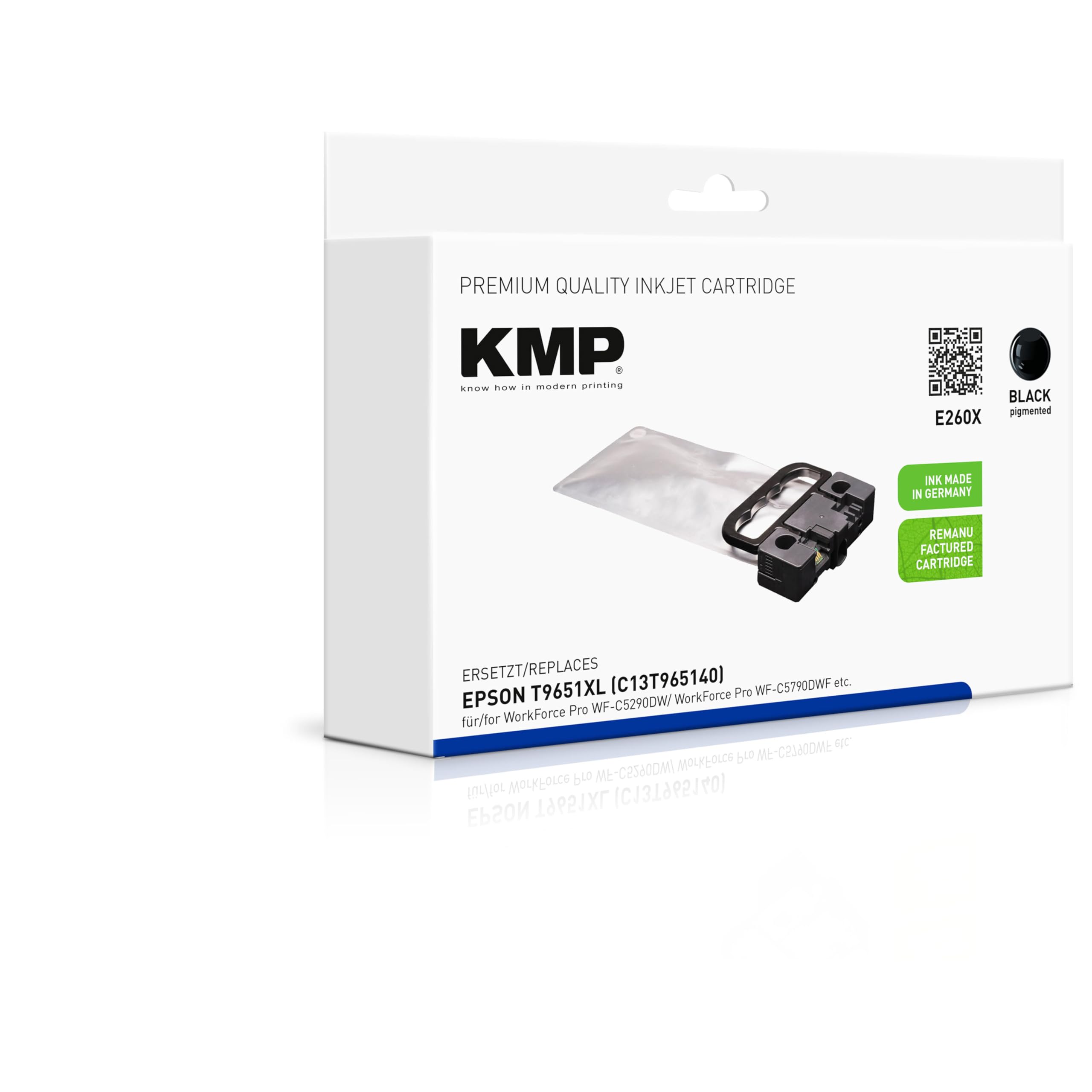 KMP tusz do drukarki Epson T9651 czarny - pasuje do Epson Workforce Pro WF-M 5200 Series, 5700 Series, 5799 Series